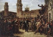 Vincenzo Giacomelli Daniele Manin and the Insurgents Capture the Arsenal oil painting picture wholesale